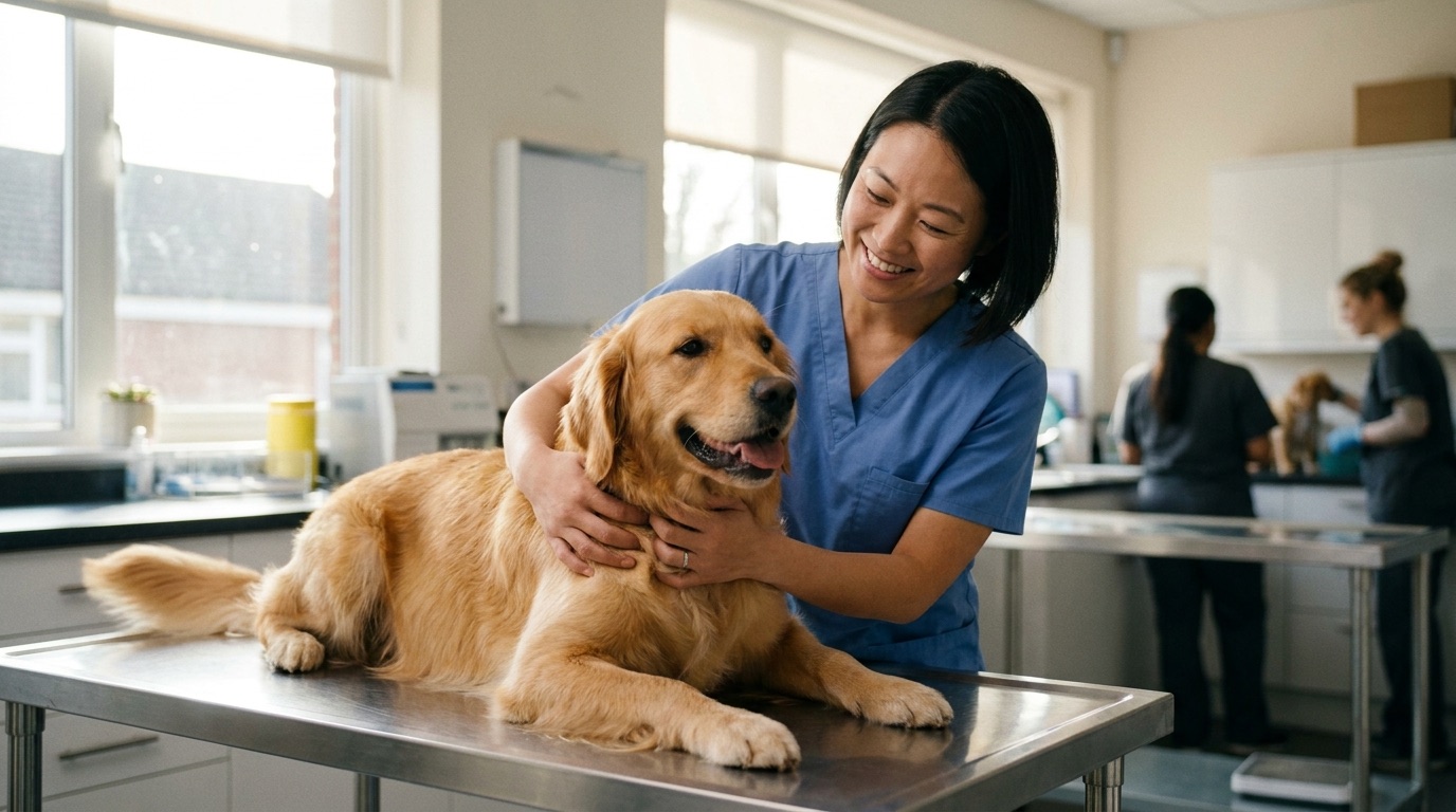 Pet grooming & vet